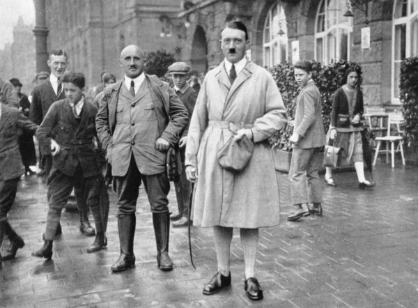 Adolf Hitler and Julius Streicher at the Deutscher Tag in Nuremberg